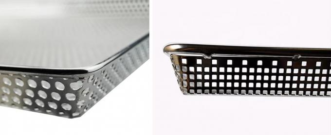 Perforated aluminum baking tray 400×600mm