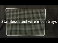 Stainless steel wire mesh tray