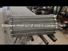 Stainless steel spiral weave conveyor belt