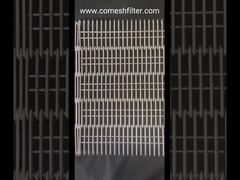 stainless steel eye link conveyor belt