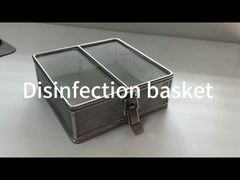 Stainless steel disinfection basket