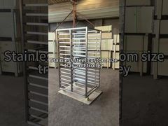 Stainless steel custom tray and trolley