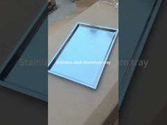 Stainless steel  Aluminum tray